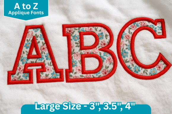 Champion Stitch Applique Font Review