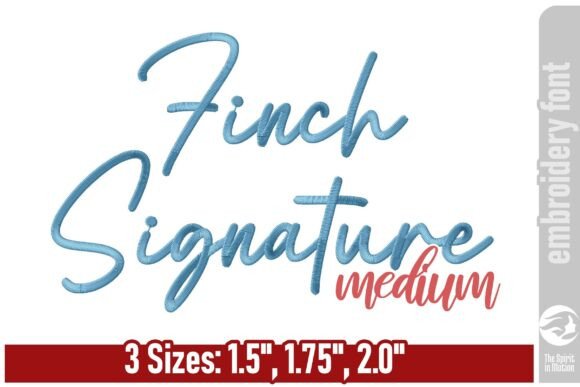 Review: Finch Signature Embroidery Font - M