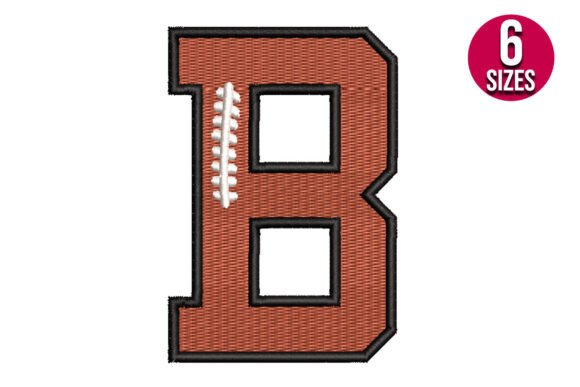 Review: Football Font Alphabet Letter B for Bold Gifts
