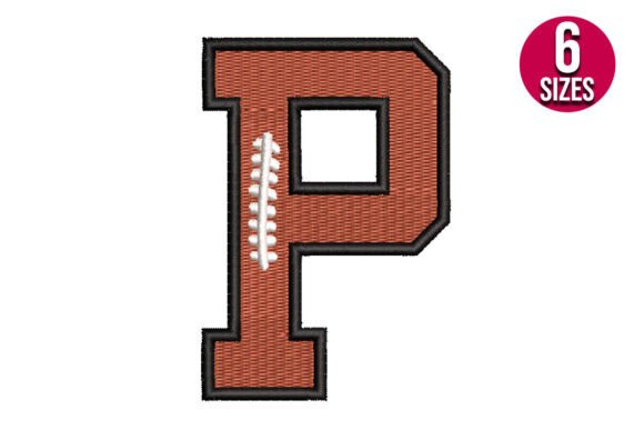 Review: Football Font Letter P for Etsy Sellers
