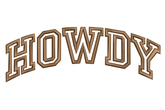 Review: Howdy Varsity Block Western Letter