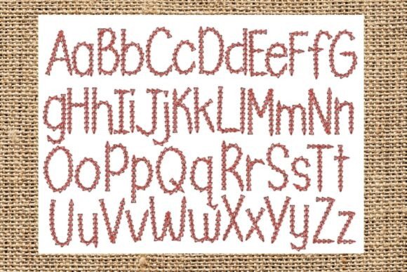 Review: One Inch Chain Stitch Alphabet-Lowercase