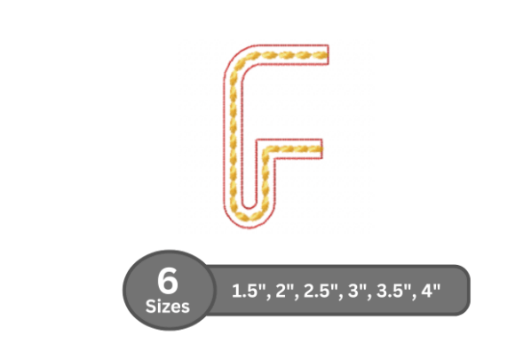Reviewing Rope Twist Alphabet -F for Etsy Shops