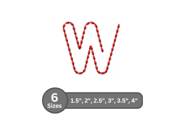 Reviewing Soft Cord Alphabet -W for Boutique Apparel