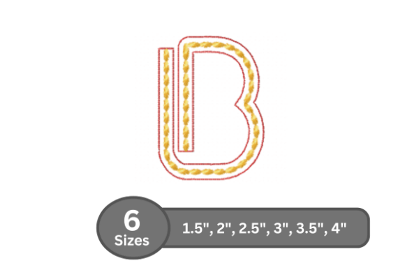Rope Twist Alphabet -B: A Designer’s Review for Boutique Sweatshirts