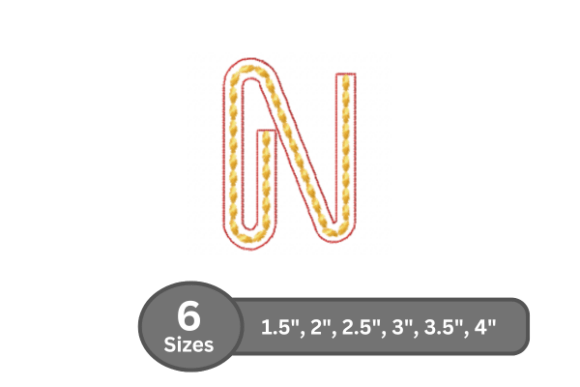 Rope Twist Alphabet -N: A Holiday Embroidery Review