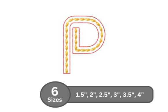 Rope Twist Alphabet -P: A Designer’s Review for Boutique Sweatshirts