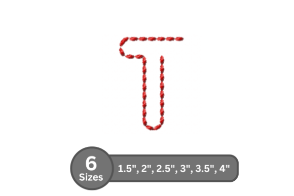 Soft Cord Alphabet -T: A Holiday Embroidery Review