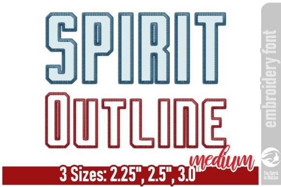 Spirit Outline Embroidery Font Review